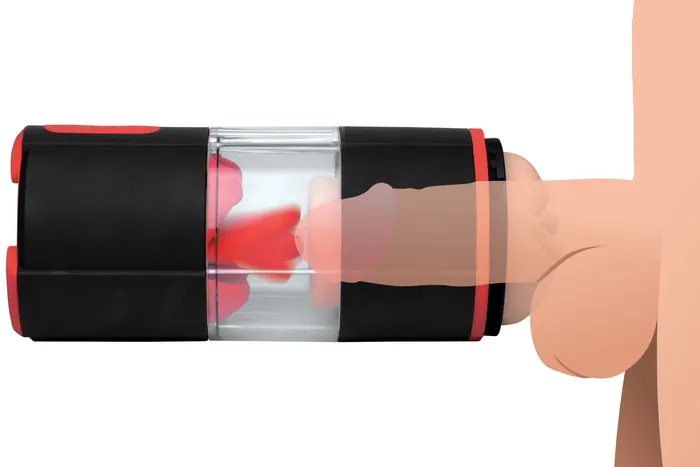 Flicking Tongue Masturbator XR Brands Male Sex Toys