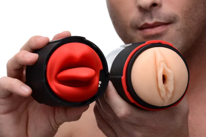Flicking Tongue Masturbator XR Brands Male Sex Toys