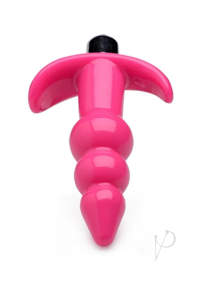 Frisky Male Sex Toys Frisky Bubbling Pink Ribbed Anal Plug