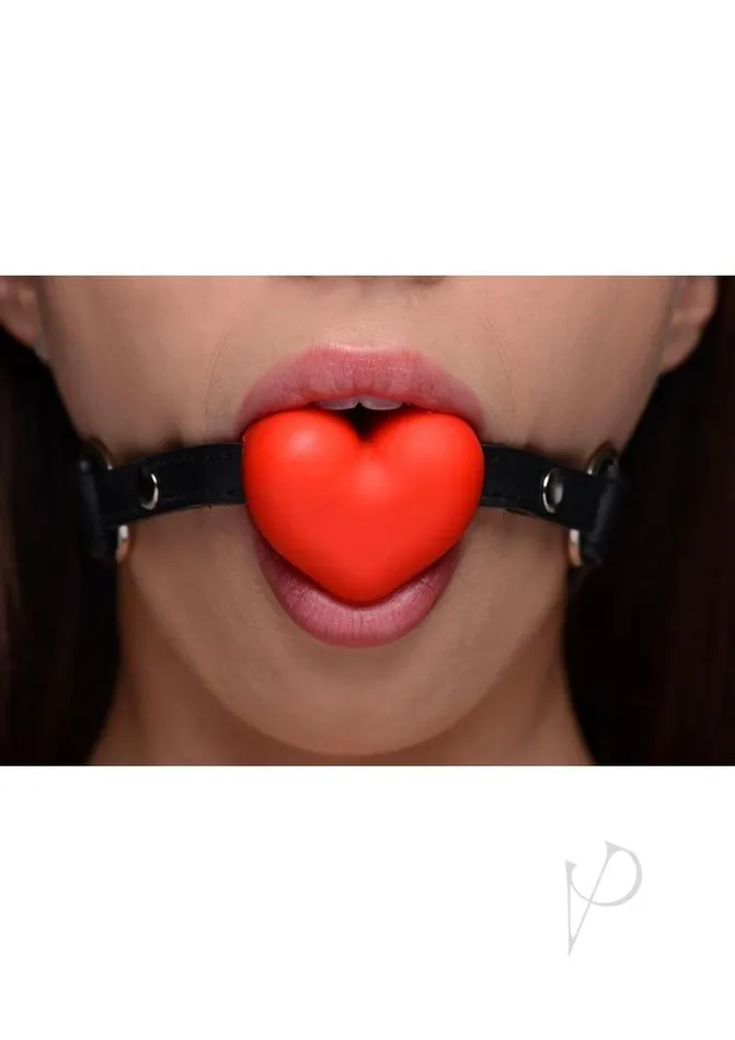 Frisky Silicone Heart Shaped Mouth Gag Frisky Female Sex Toys