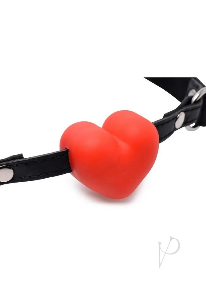 Frisky Silicone Heart Shaped Mouth Gag Frisky Female Sex Toys