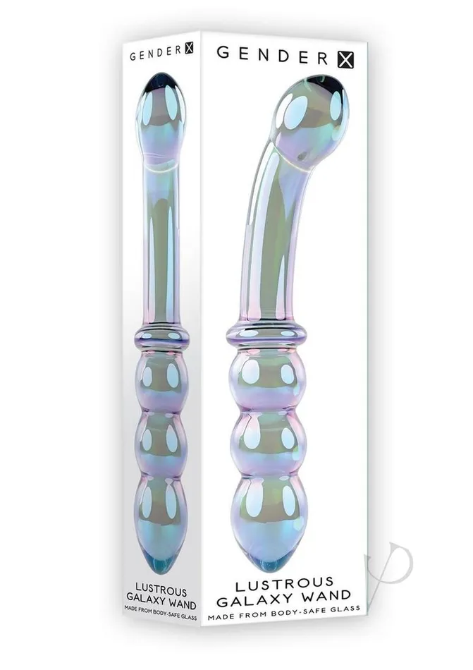 Gender X Vibrators Gx Lustrous Galaxy Wand Greenpurple