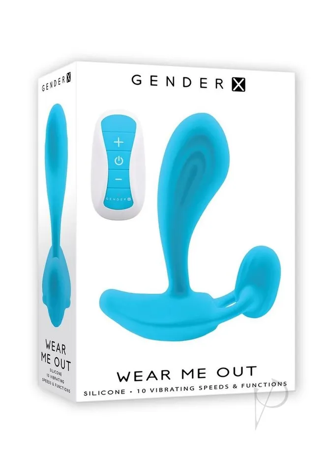 Gender X Vibrators Gx Wear Me Out Blue