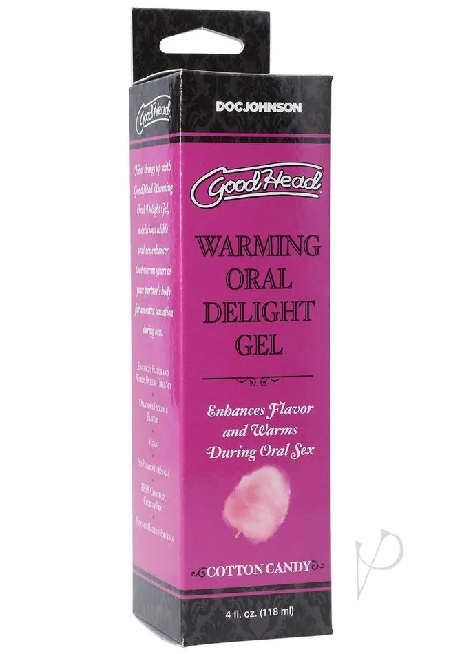 GoodHead Enhancers Goodhead Warm Head Gel Cotton Candy 4oz