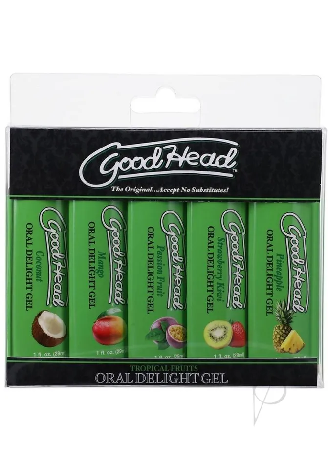 Goodhead Oral Delight Gel Tropical 5pk GoodHead Enhancers