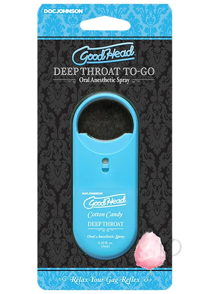 GoodHead Vibrators Goodhead Deep Throat To Go Cotton Candy