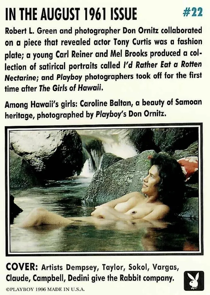 Greenthunderbirds Cards Couples Playboy August Edition 22 Playboy Cover