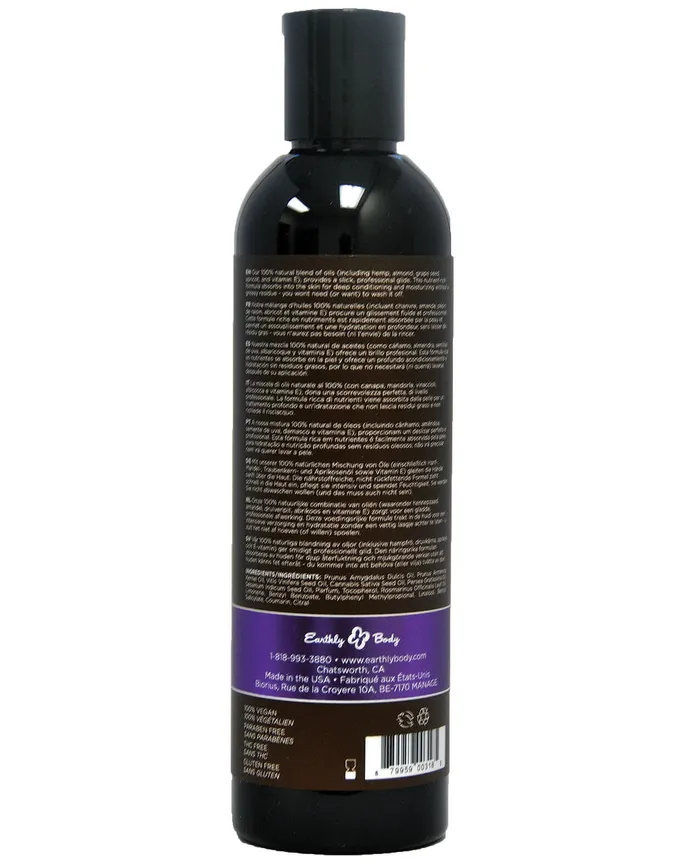 Hemp Seed High Tide Massage Oil 8 oz Castle Megastore Couples