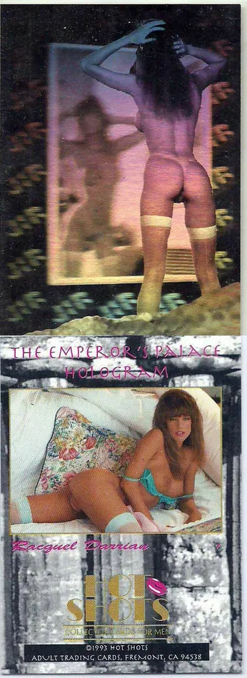 Hot Shots series 2 Hologram l Racquel Darrian Peter Comparettos Cards Vibrators
