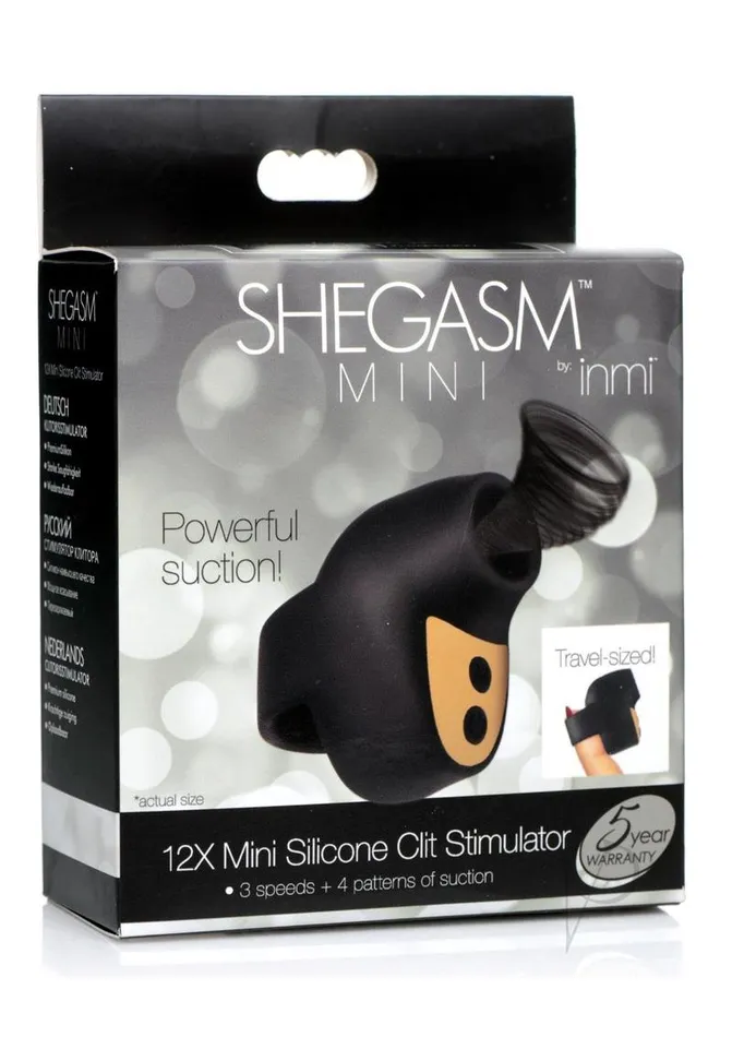 Inmi Shegasm Mini Suction Clit Black SHEGASM Anal