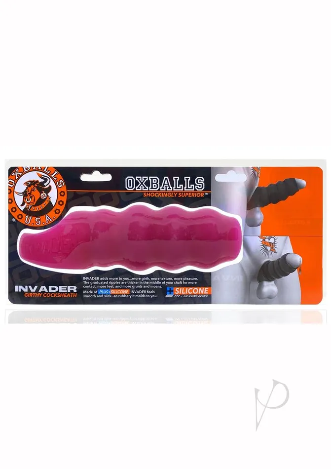 Invader Cocksheath Hot Pink Icedisc Oxballs Vibrators