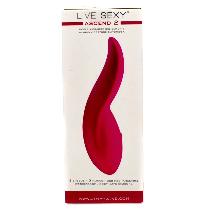 Jimmyjane Ascend 2 Waterproof 6 Function USB Rechargeable Clitoral Vibrator Jimmyjane Female Sex Toys