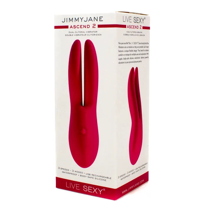 Jimmyjane Ascend 2 Waterproof 6 Function USB Rechargeable Clitoral Vibrator Jimmyjane Female Sex Toys