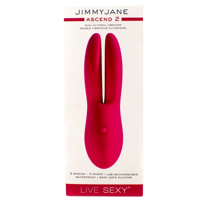 Jimmyjane Ascend 2 Waterproof 6 Function USB Rechargeable Clitoral Vibrator Jimmyjane Female Sex Toys