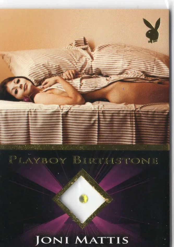 JimS Cards and More Vibrators SEXY SASSY Birthstone Joni Mattis GOLD FOIL