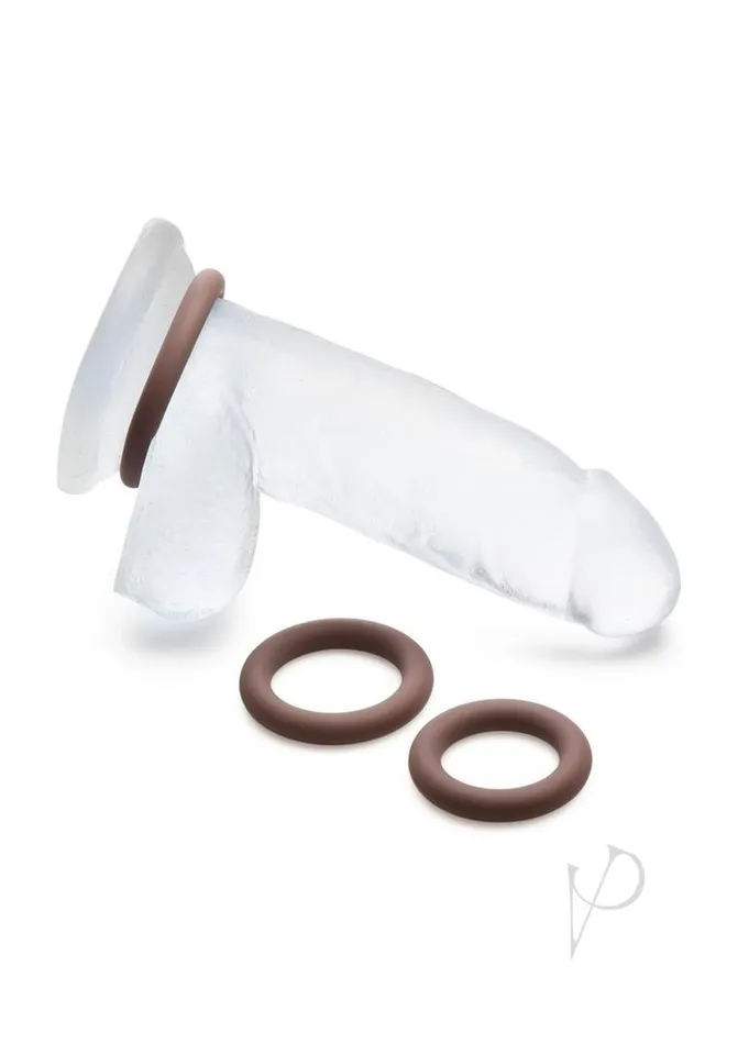 Jock Anal Jock Discrete Silic Cockring Set Drk