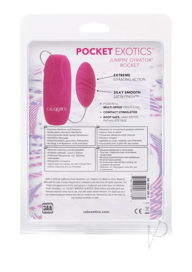 Jumpin Gyrator Rocket Pink Pocket Exotics Vibrators Jumpin Gyrator Rocket Pink Pocket Exotics Vibrators