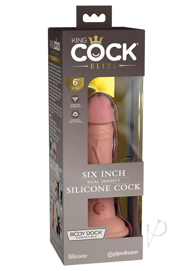 Kc Elite Dual Dense Cock 6 Light King Cock Female Sex Toys