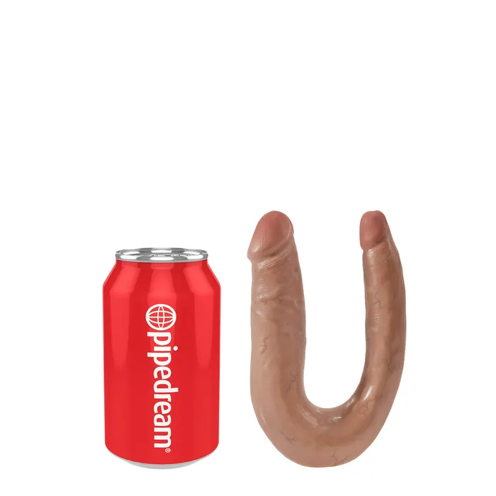 King Cock Dildos King Cock Ultra Realistic UShaped Small Double Trouble Dildo