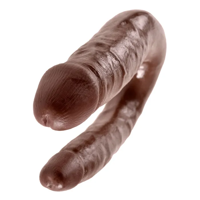King Cock Dildos King Cock Ultra Realistic UShaped Small Double Trouble Dildo