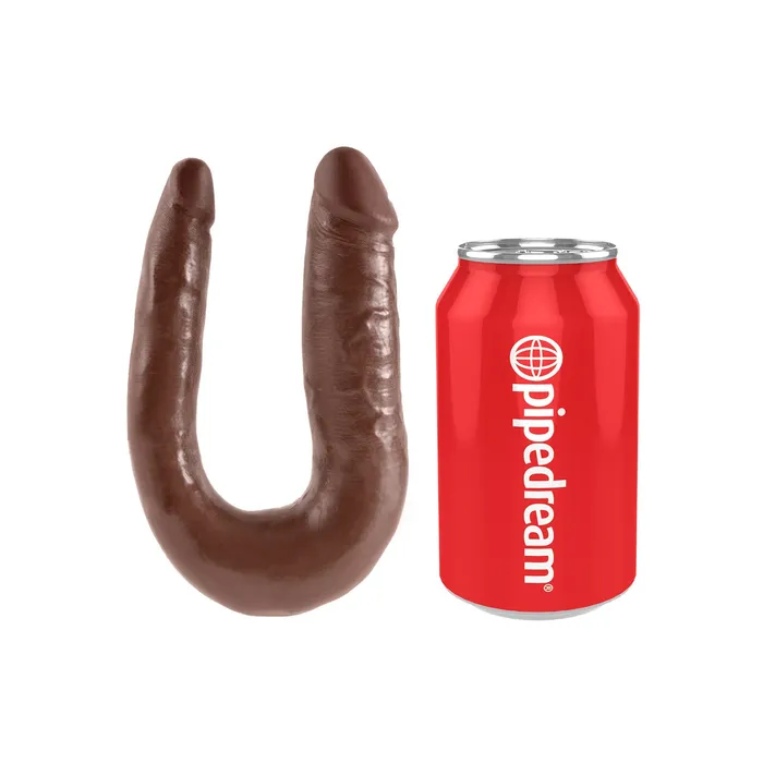 King Cock Dildos King Cock Ultra Realistic UShaped Small Double Trouble Dildo