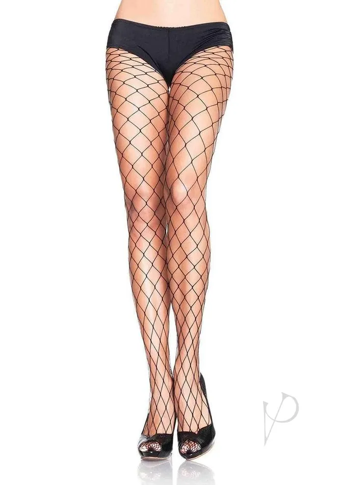 Leg Avenue Anal Fence Net Pantyhose Os Black