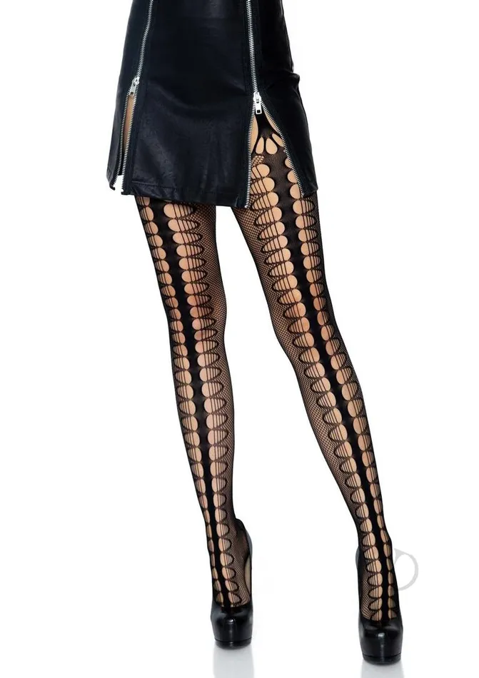 Leg Avenue Anal Scale Net Suspender Hose Os Black Leg Avenue Anal Scale Net Suspender Hose Os Black