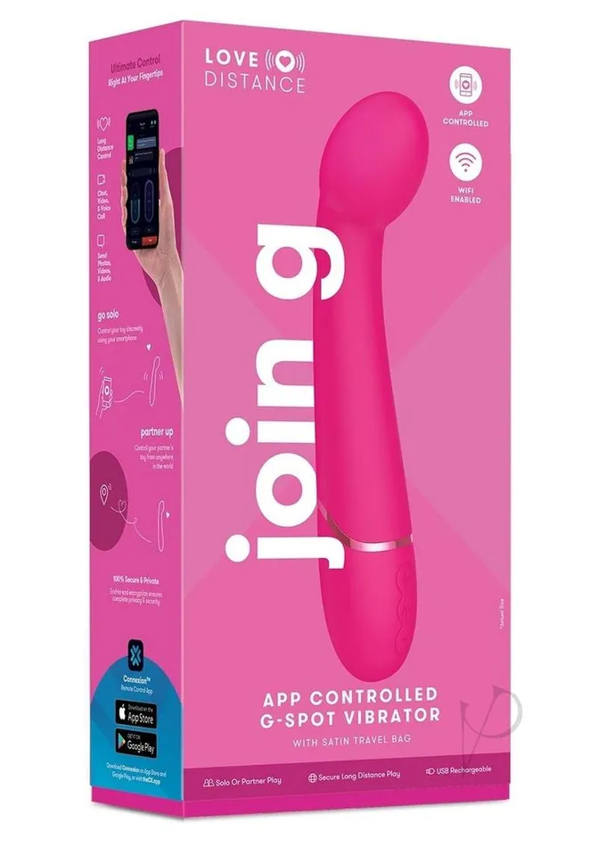 Love Distance Join G Vibrator Pink Love Distance Vibrators