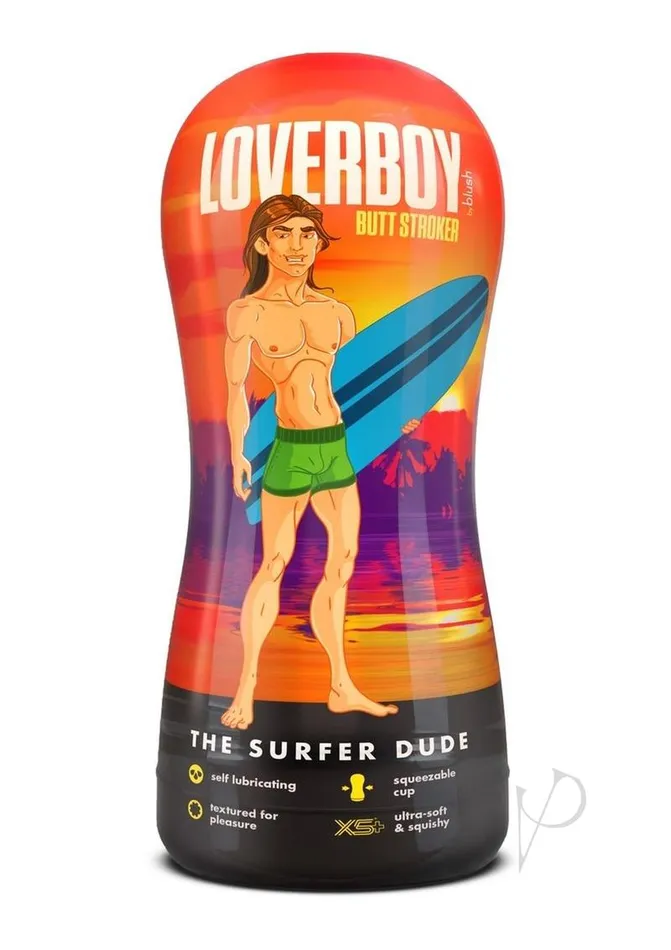 Loverboy Surfer Dude Lube Stroker Beige Loverboy Male Sex Toys