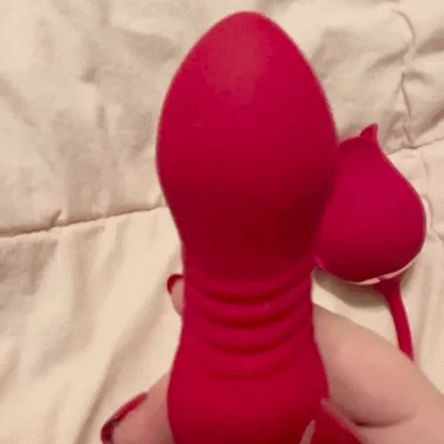 Adorime Female Sex Toys Rose Passion Toy with Thrusting Dildo for Couples Clitoral Nipple Licker for Woman Close Up Pussy Licking Girl on Girl