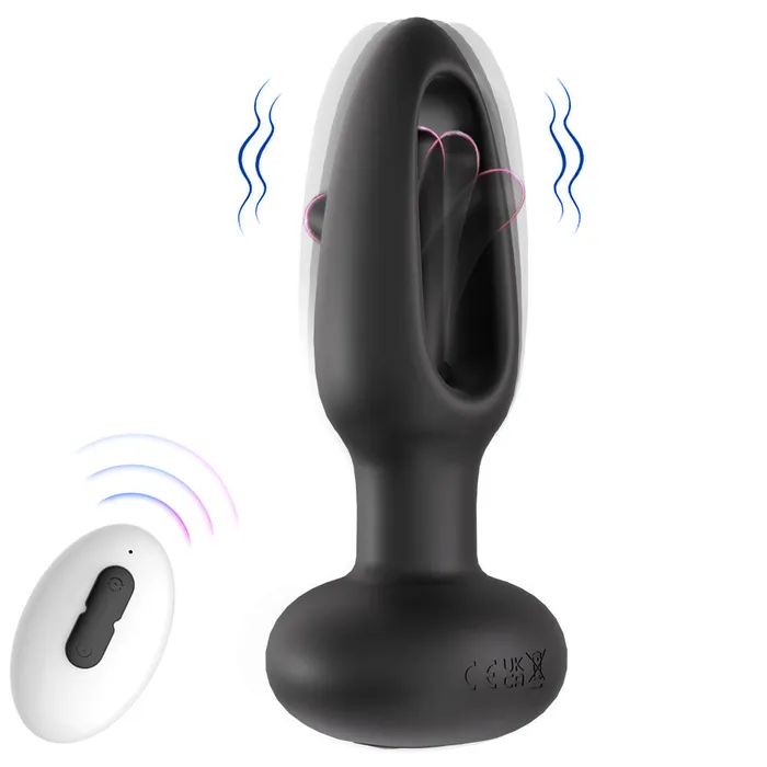 Anal Oronova Anal Flapping Butt Plug Vibrating Portable