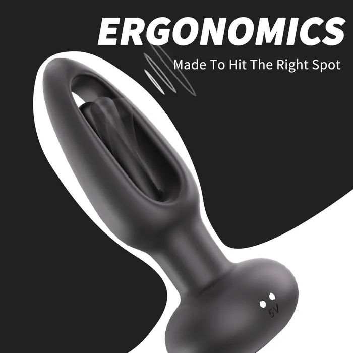 Anal Oronova Anal Flapping Butt Plug Vibrating Portable