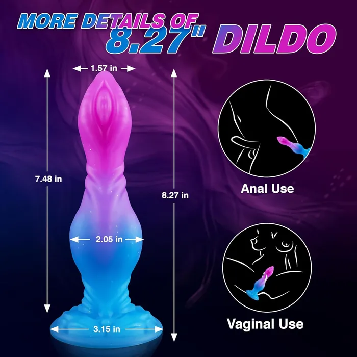 Female Sex Toys Laphwing Jenny 8 Fantasy Dildo Monster Dildo with KnotLaphwing
