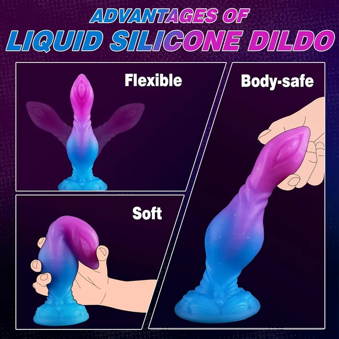 Female Sex Toys Laphwing Jenny 8 Fantasy Dildo Monster Dildo with KnotLaphwing