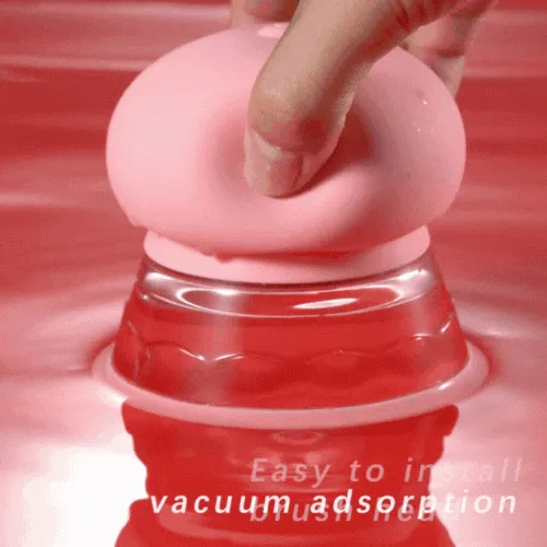 Male Sex Toys 3 Brush Heads Nipple Teasers Manual Sucking with 10 Powerful Rotation Modes Adorime