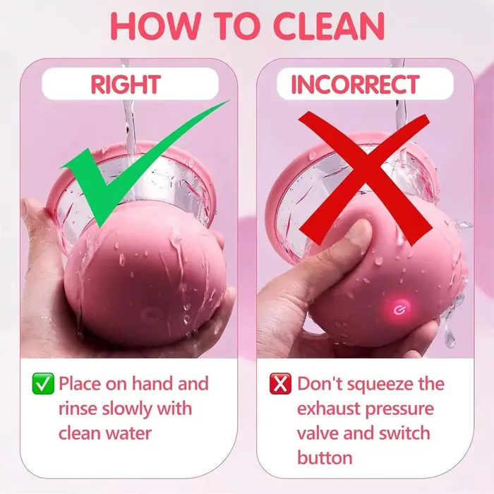 Male Sex Toys 3 Brush Heads Nipple Teasers Manual Sucking with 10 Powerful Rotation Modes Adorime