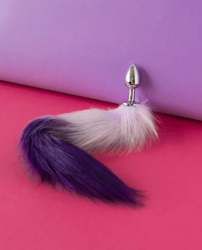 Male Sex Toys Mulberry Fox Tail Anal Plug Idea Leather