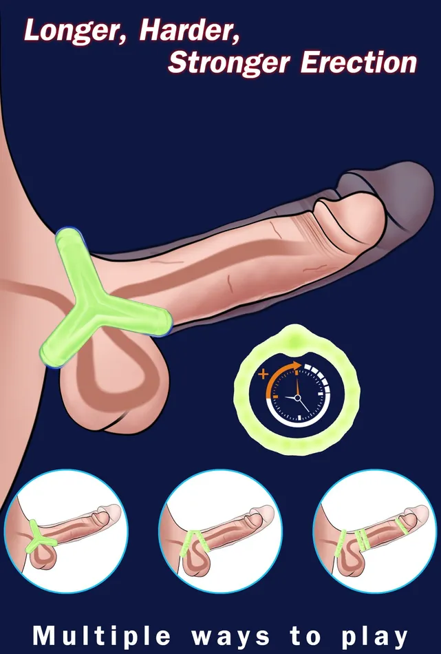 Oronova Male Sex Toys Cock Ring Set Erection Couple Toy