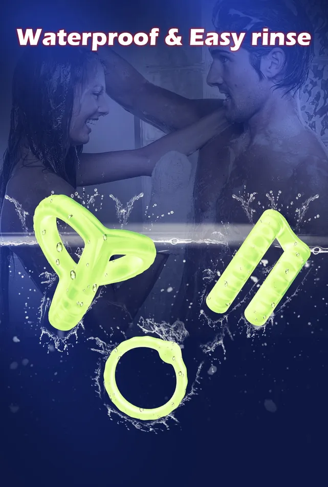 Oronova Male Sex Toys Cock Ring Set Erection Couple Toy