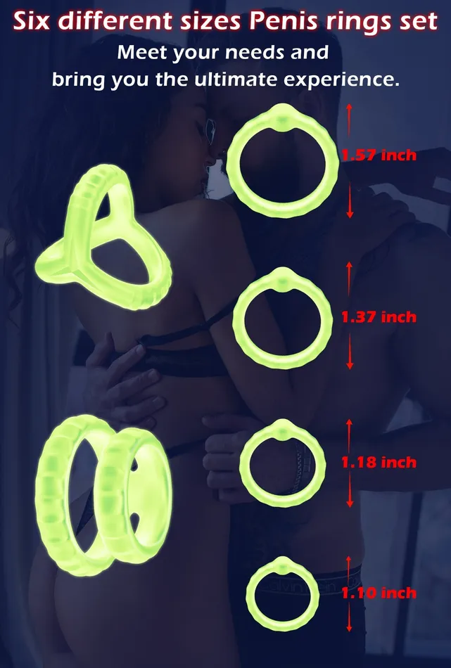 Oronova Male Sex Toys Cock Ring Set Erection Couple Toy