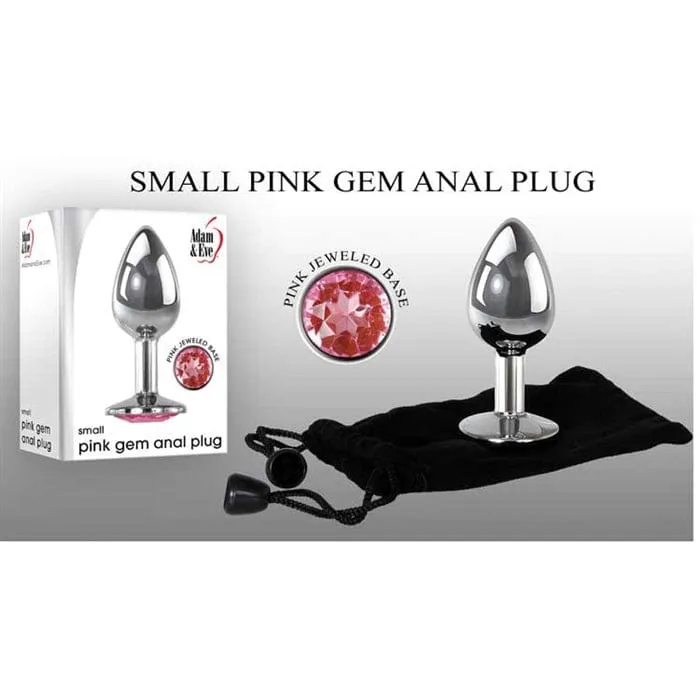 Adam Eve Pink Gem Anal Plug Small Adam Eve Male Sex Toys