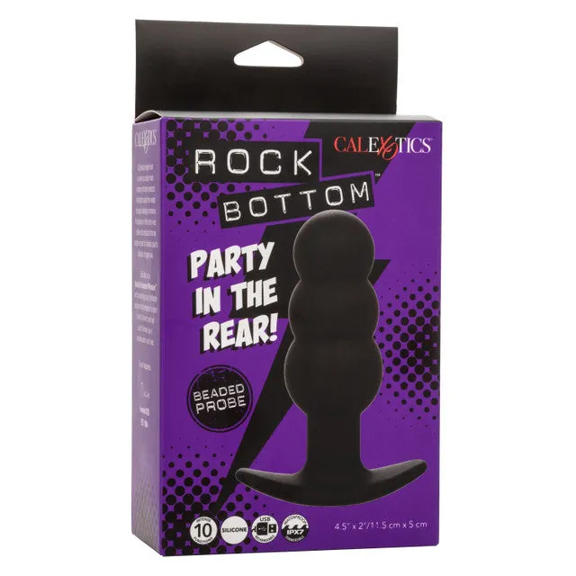 Anal Calexotics Rock Bottom Beaded Probe