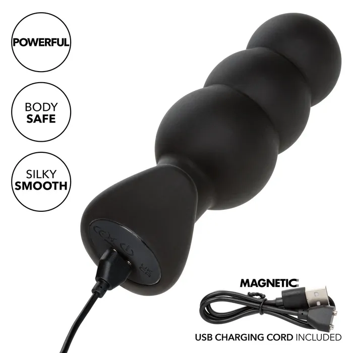 Anal Calexotics Rock Bottom Beaded Probe