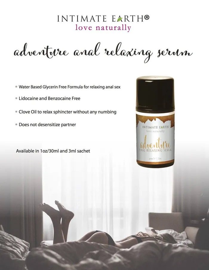 Anal INTIMATE EARTH Adventure for Women 30ml ANAL RELAXING SERUM Intimate Earth