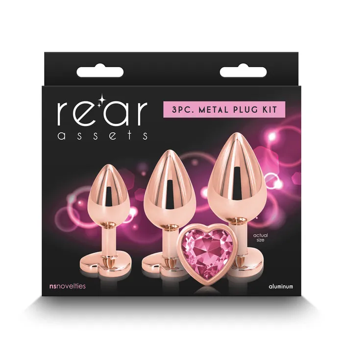 Anal NS Novelties Rear Assets Trainer Kit Pink Heart
