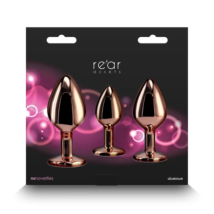 Anal NS Novelties Rear Assets Trainer Kit Pink Heart