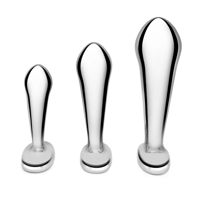 bVibe Stainless Steel PSpot Training Set bVibe Anal