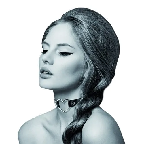 Bijoux Pour Toi Silver Heart Choker Black Bijoux pour toi Anal Bijoux Pour Toi Silver Heart Choker Black Bijoux pour toi Anal