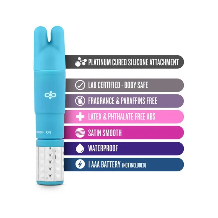 Blush Vibrators Rose Revitalize Massage Kit Blue Blush Vibrators Rose Revitalize Massage Kit Blue