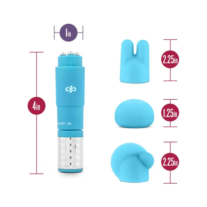 Blush Vibrators Rose Revitalize Massage Kit Blue Blush Vibrators Rose Revitalize Massage Kit Blue